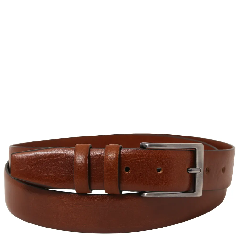 Classic full-grain leather belt 35mm - 115 cm