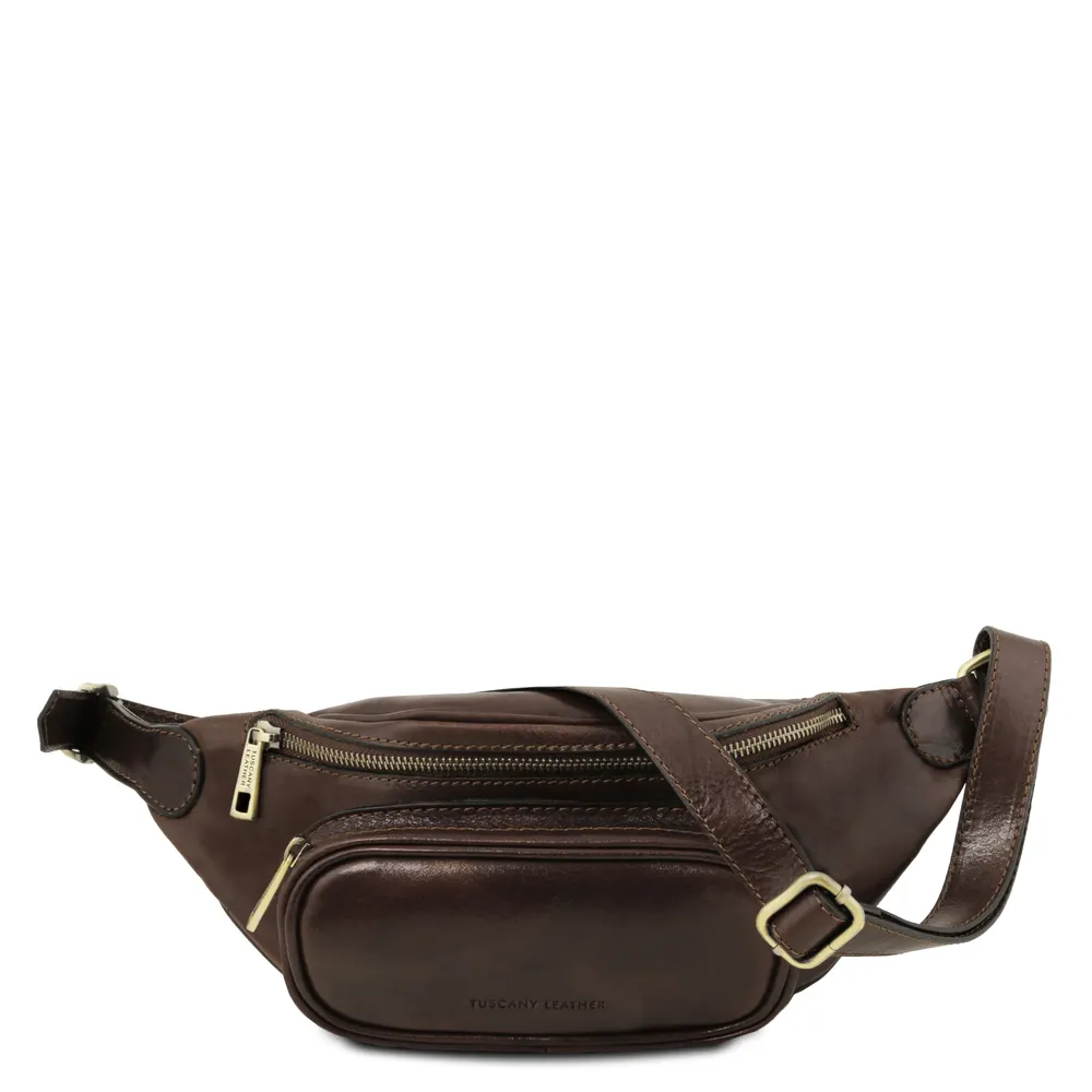 Leather fanny pack
