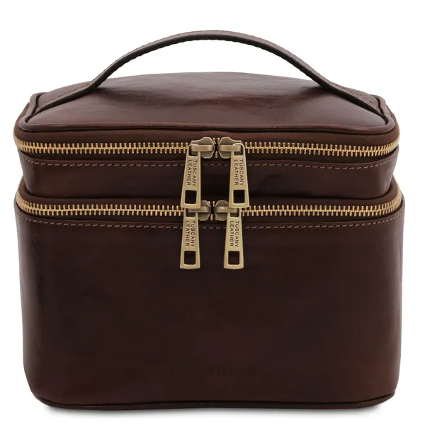 Eliot Leather toiletry bag