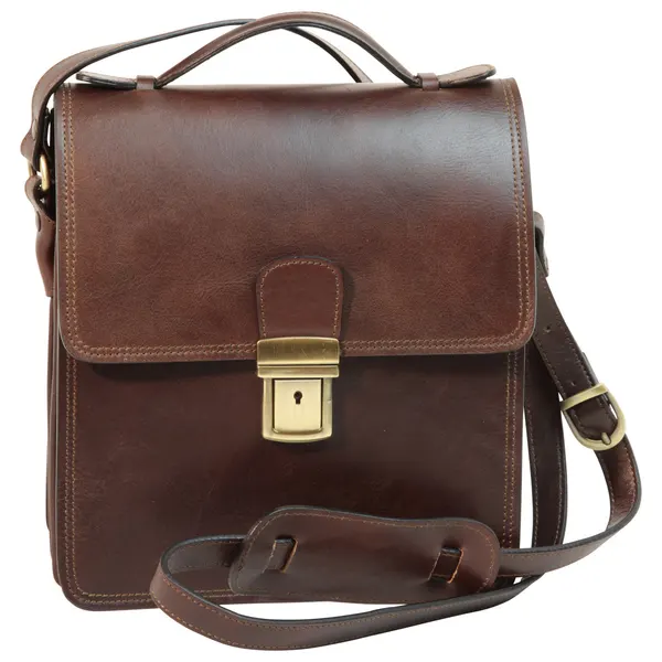 Leather Cross Body Satchel Bag