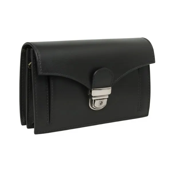Leather clutch - colonial