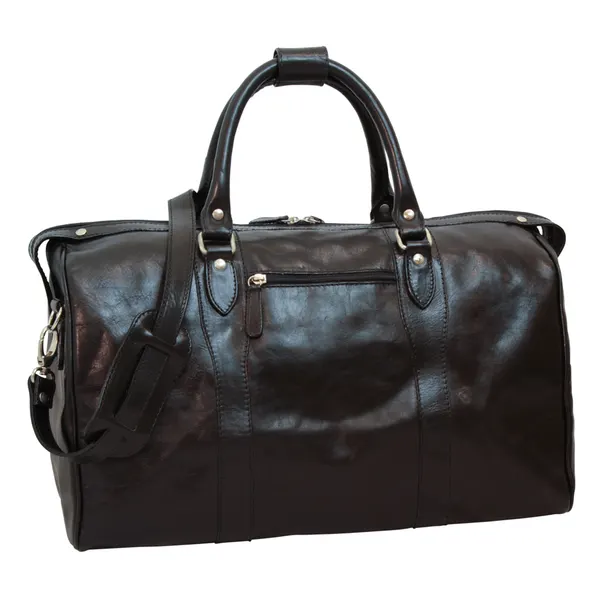 Italian Leather Travel Bags for Men in Full-Grain Leather