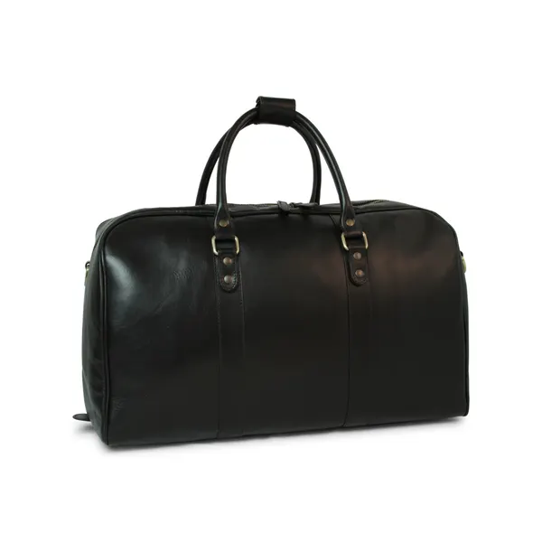 Full grain leather large travel bag