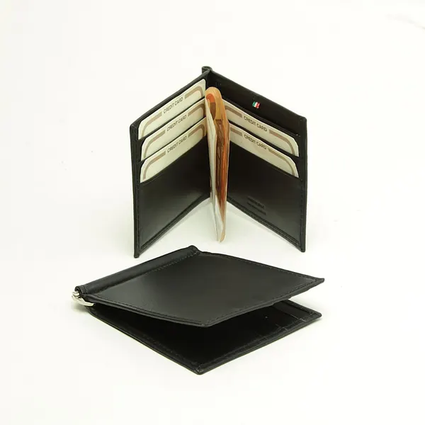 Full grain leather wallet with RFID